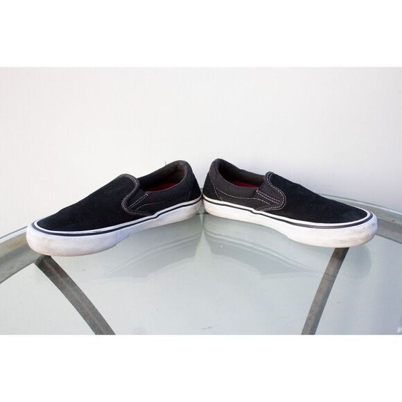 Vans Authenic Slip-On Ultracush Pro Black Suede White Gum Mens 6.5 - Picture 3 of 8